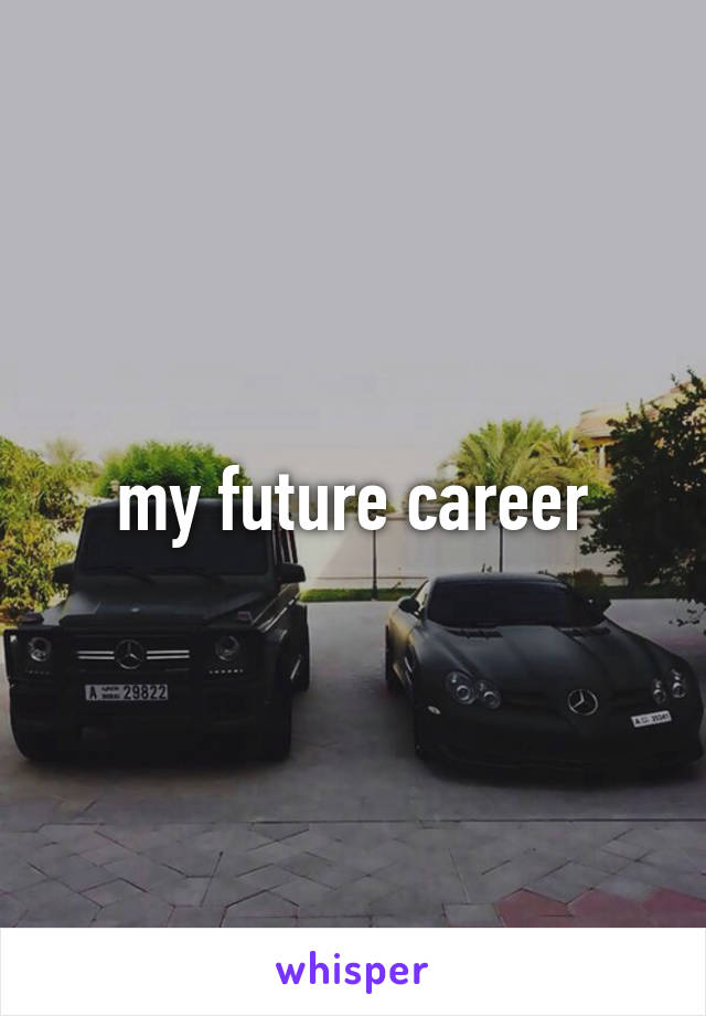 my future career