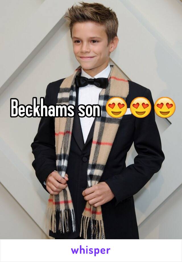 Beckhams son 😍😍😍