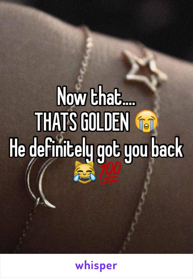 Now that....
THATS GOLDEN 😭
He definitely got you back 😹💯