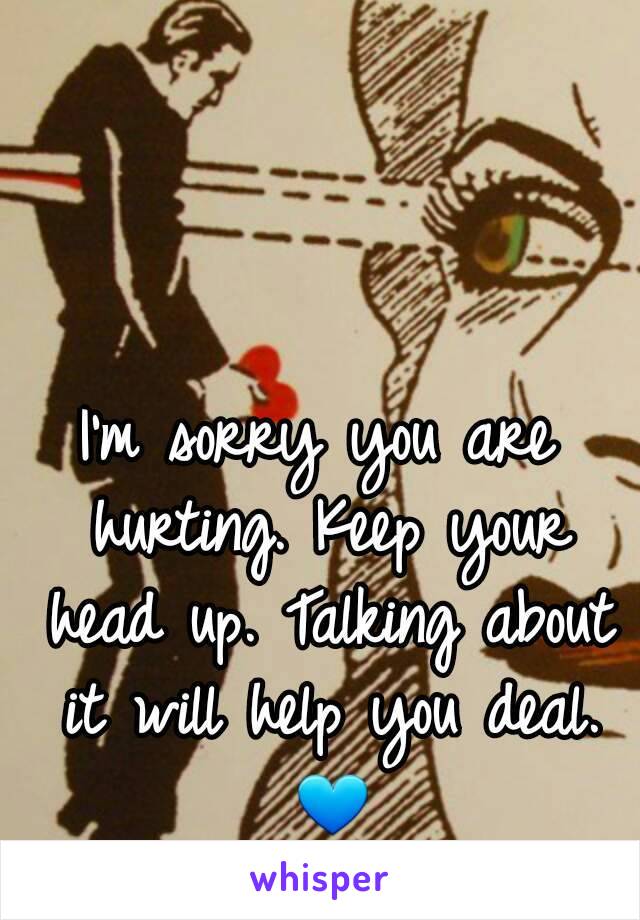 I'm sorry you are hurting. Keep your head up. Talking about it will help you deal. 💙