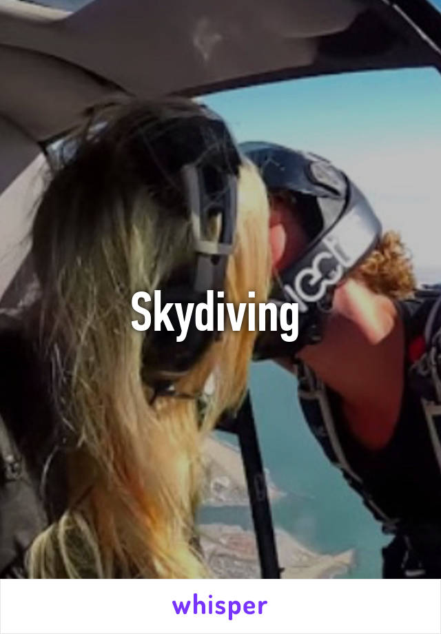 Skydiving 