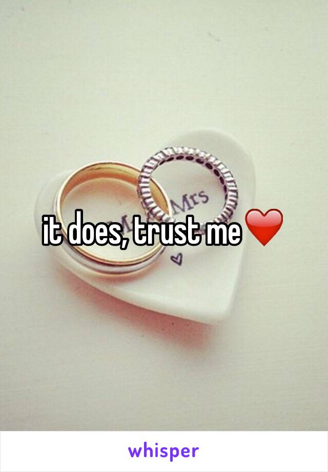 it does, trust me❤️