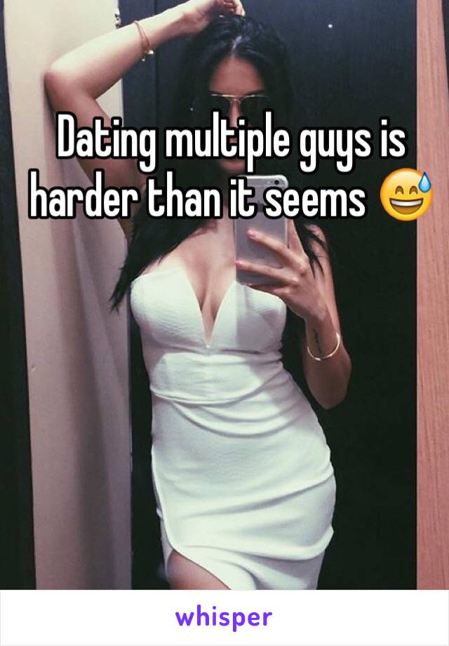 Dating multiple guys is harder than it seems 😅