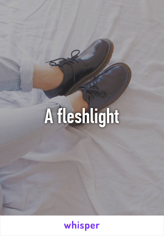 A fleshlight