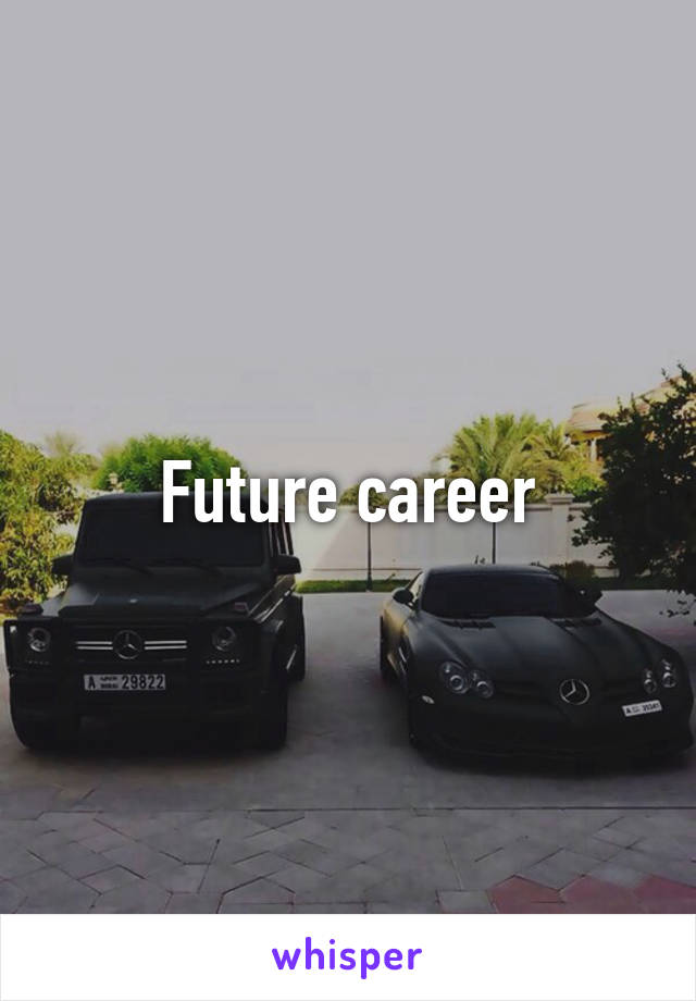 Future career