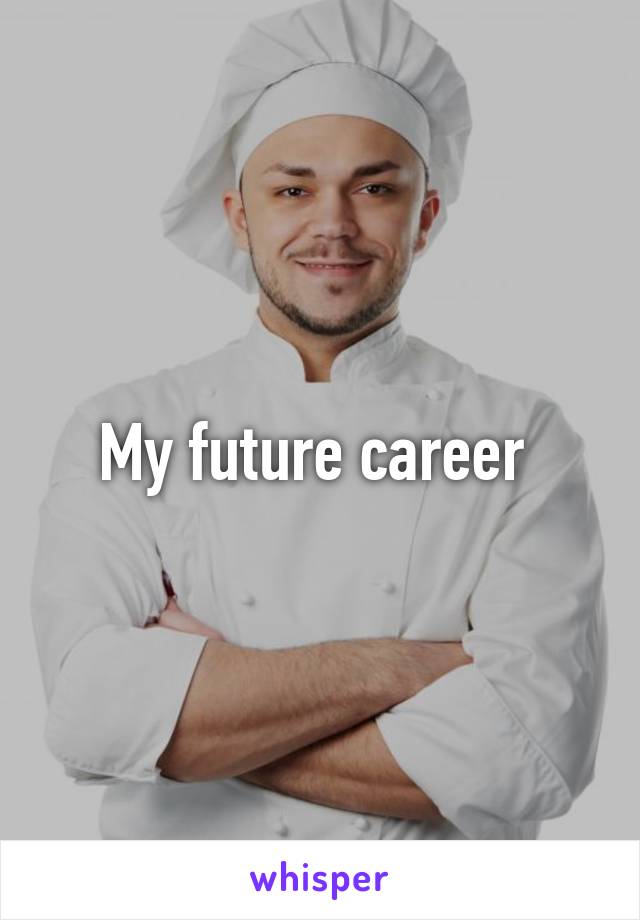 My future career 