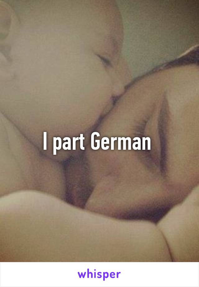 I part German 