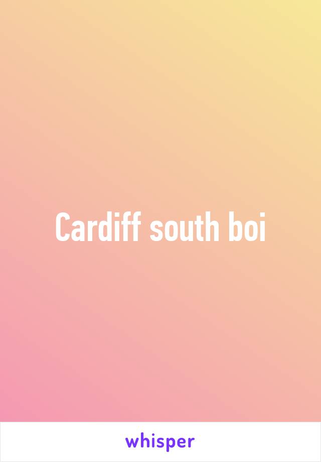 Cardiff south boi