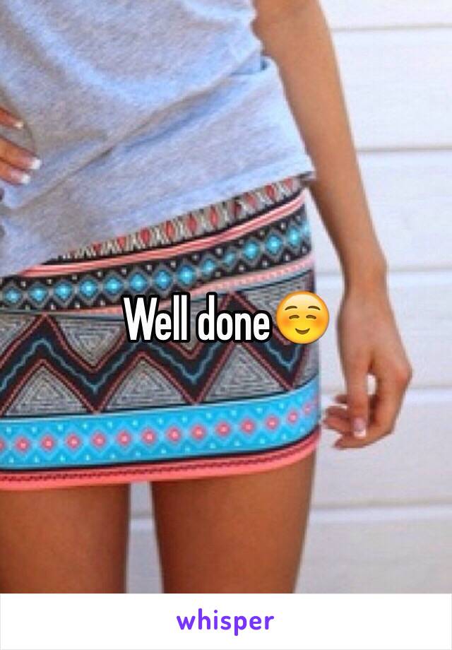 Well done☺️