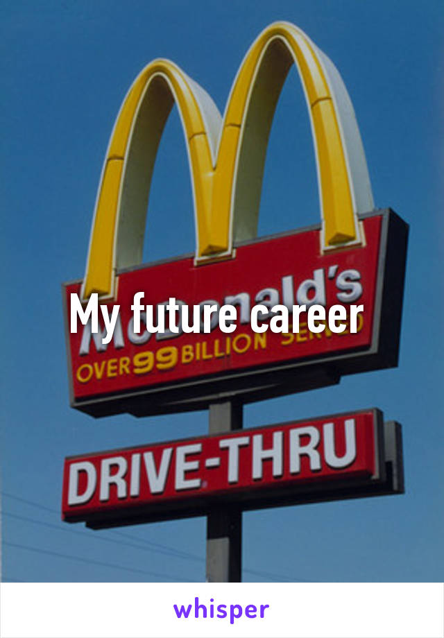 My future career 