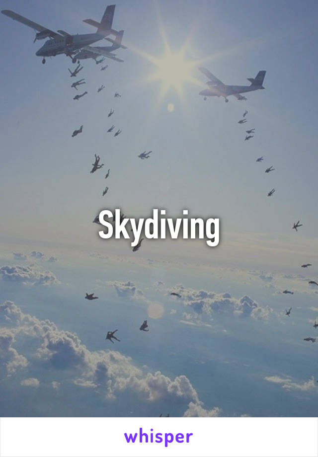 Skydiving