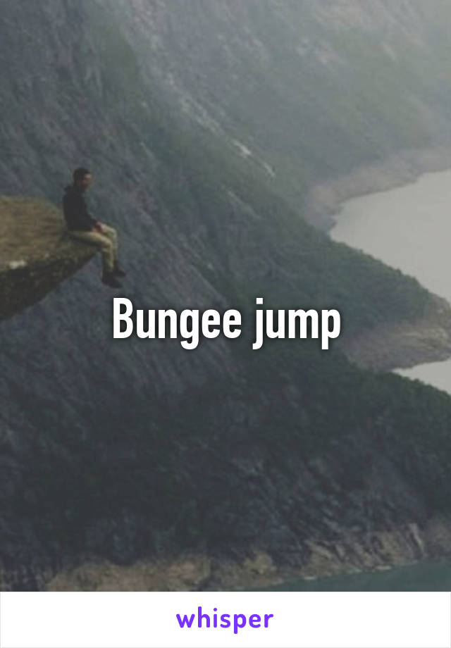 Bungee jump