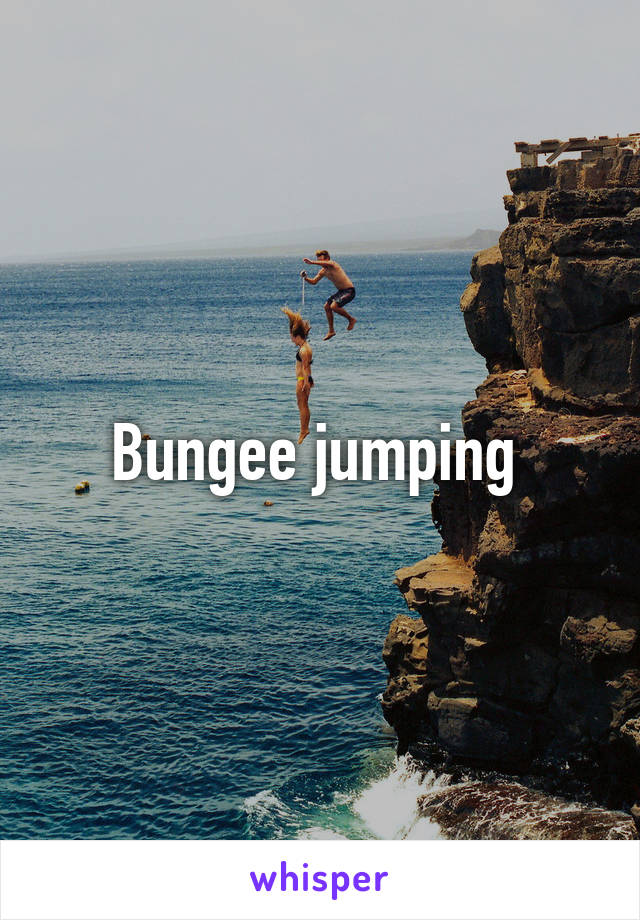 Bungee jumping 