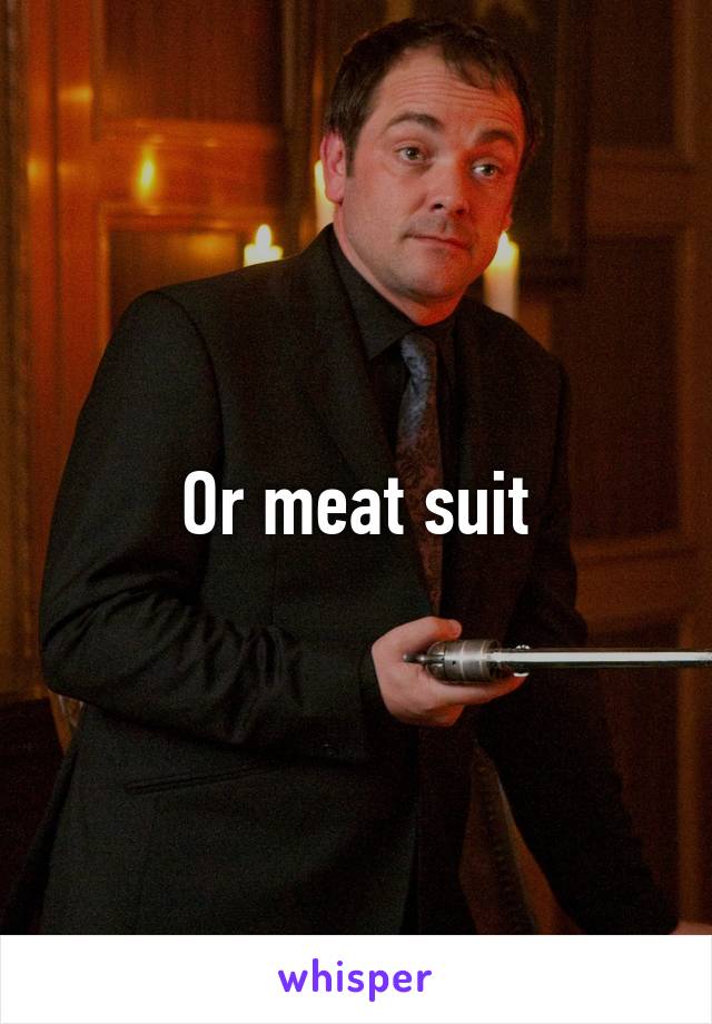 Or meat suit