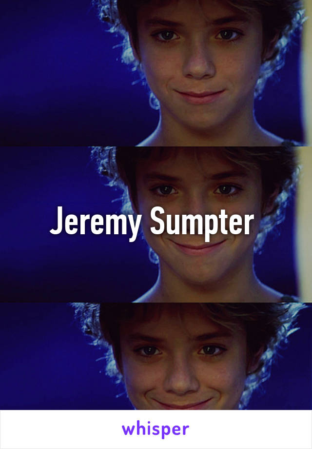 Jeremy Sumpter 