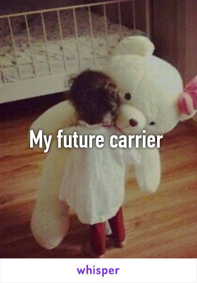 My future carrier 