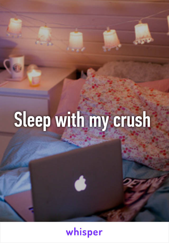Sleep with my crush 