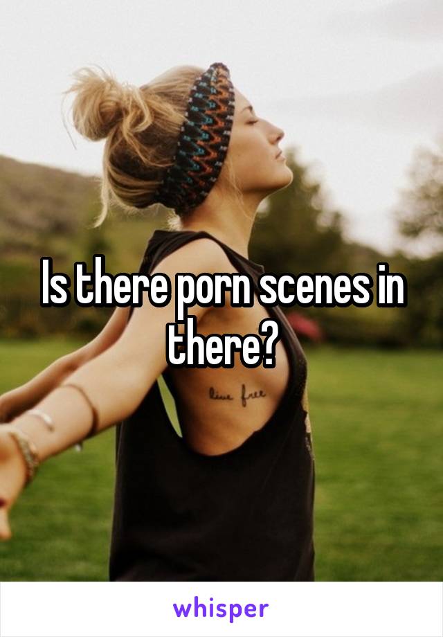 Is there porn scenes in there?