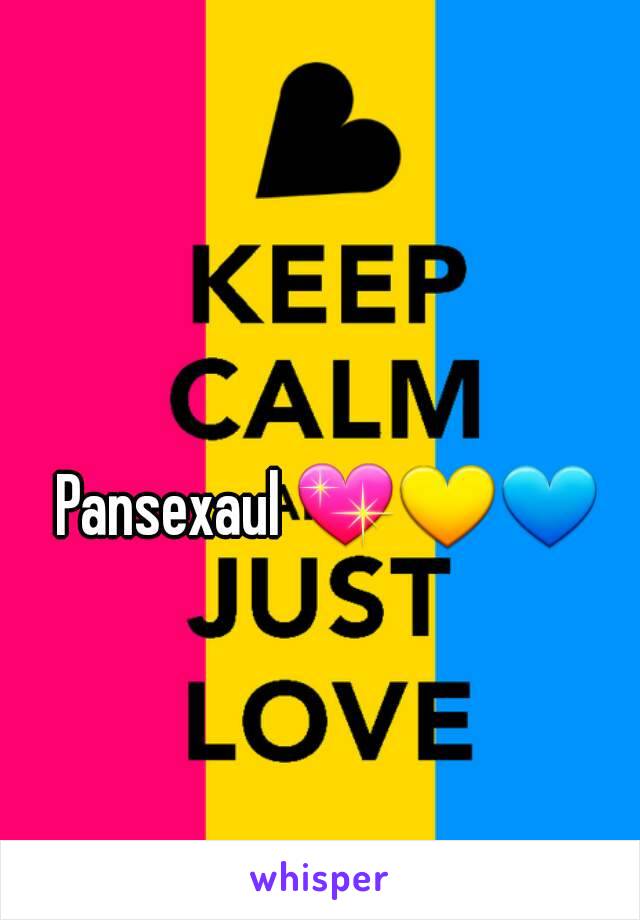 Pansexaul 💖💛💙