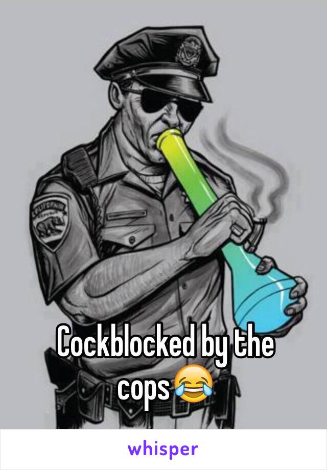 Cockblocked by the cops😂