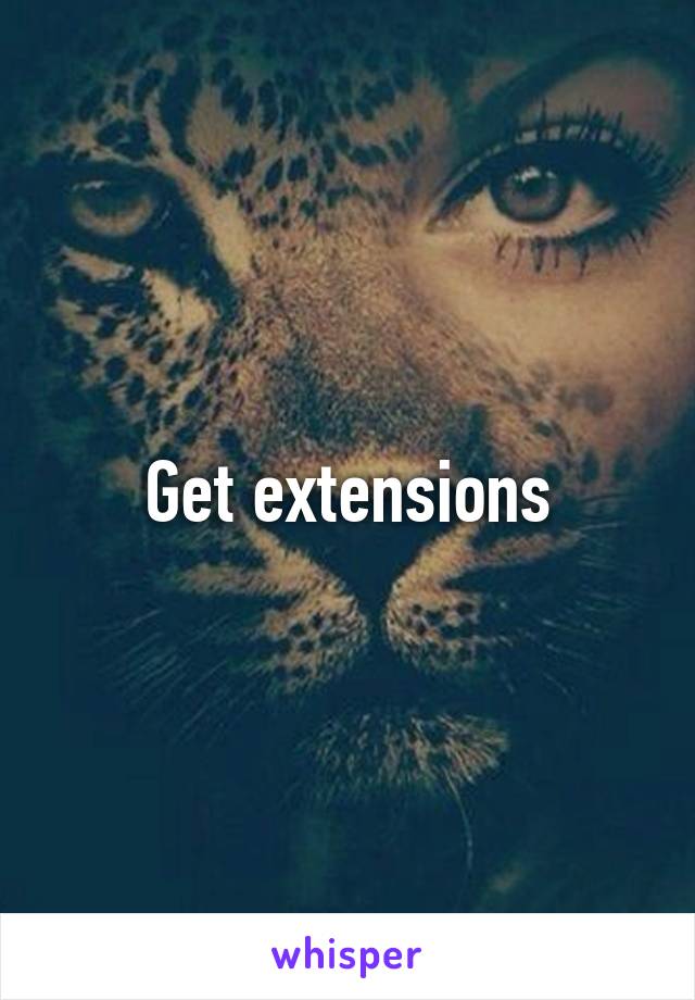 Get extensions