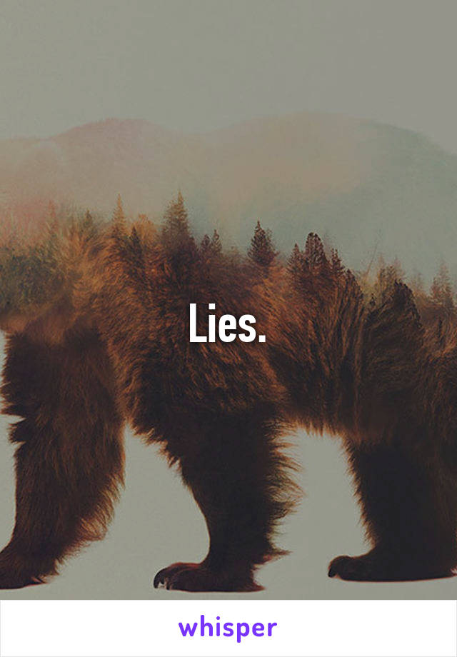 Lies.