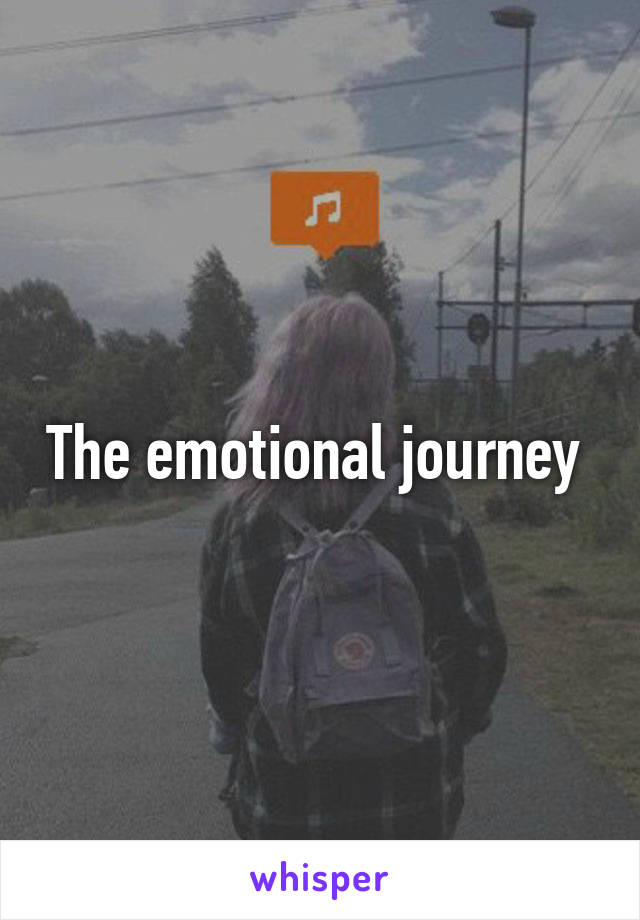 The emotional journey 