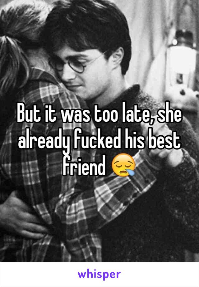 But it was too late, she already fucked his best friend 😪