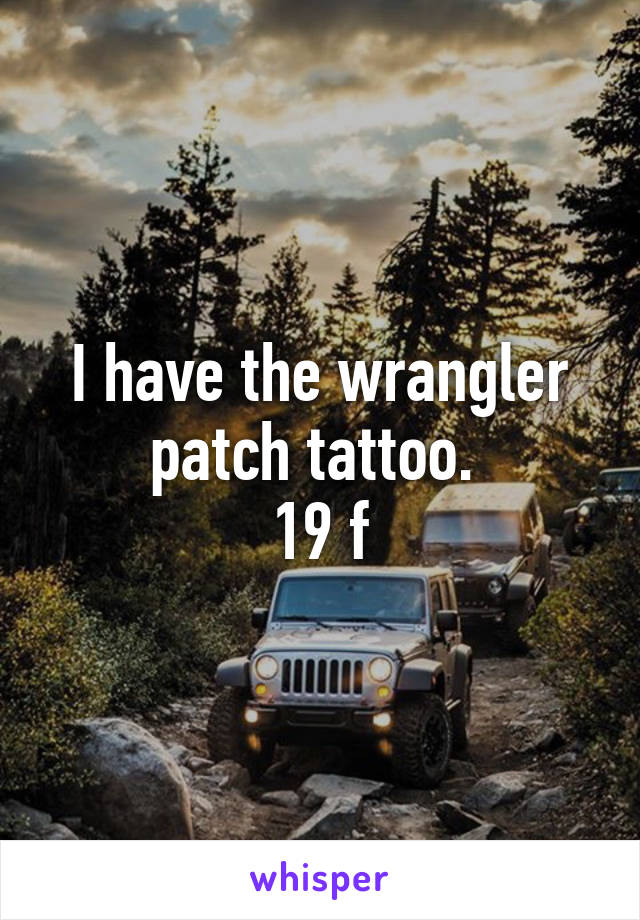 wrangler tattooTikTok Search