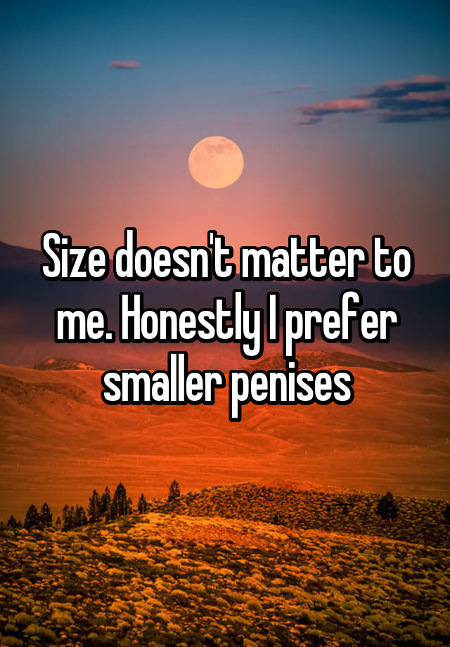 Size doesn