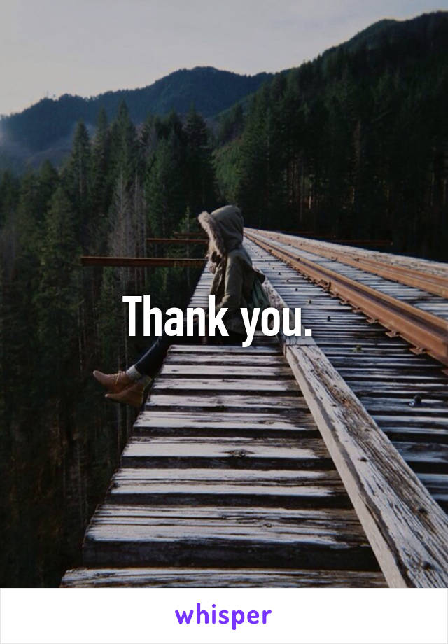 Thank you. 