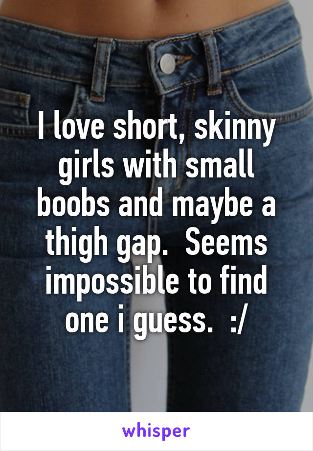 Skinny Girls With Small Boobs