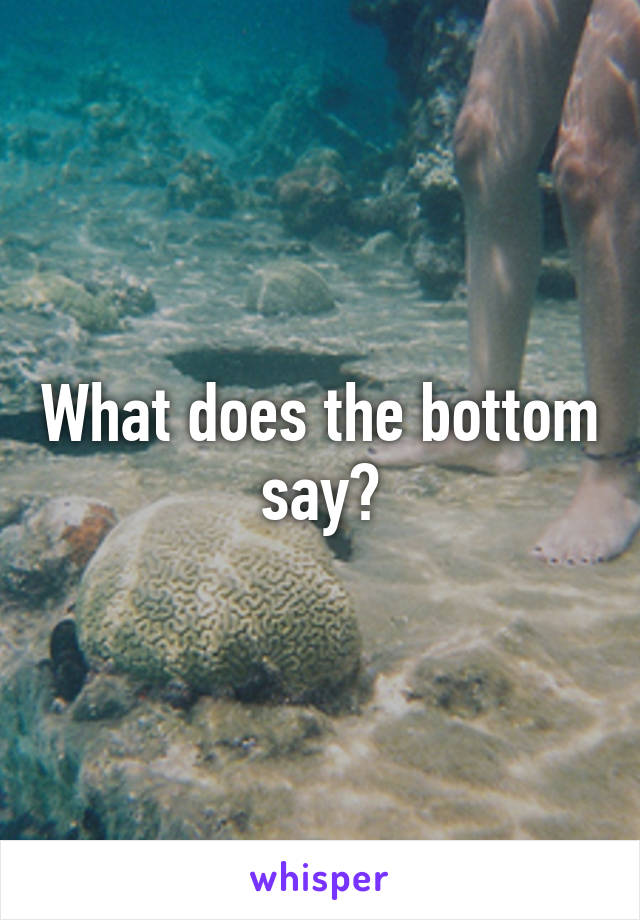 What does the bottom say?