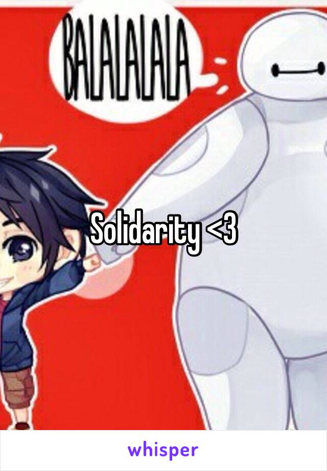 Solidarity <3