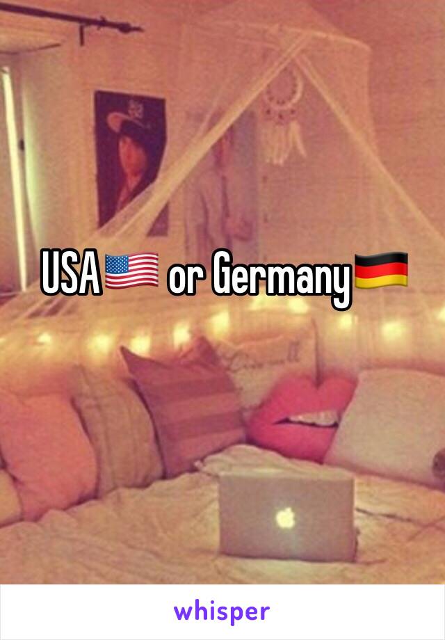 USA🇺🇸 or Germany🇩🇪