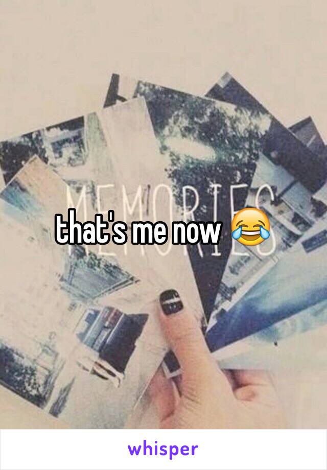 that's me now 😂