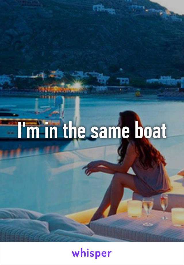 I'm in the same boat