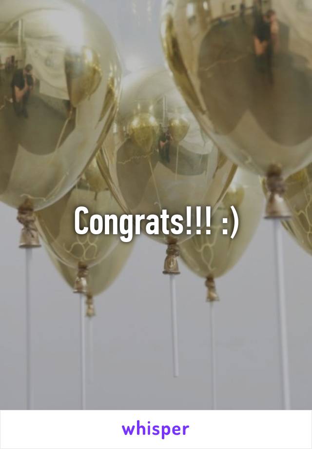 Congrats!!! :)