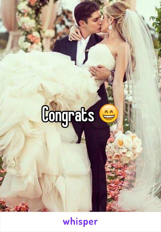 Congrats 😄