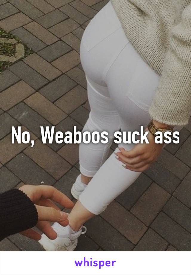 No, Weaboos suck ass