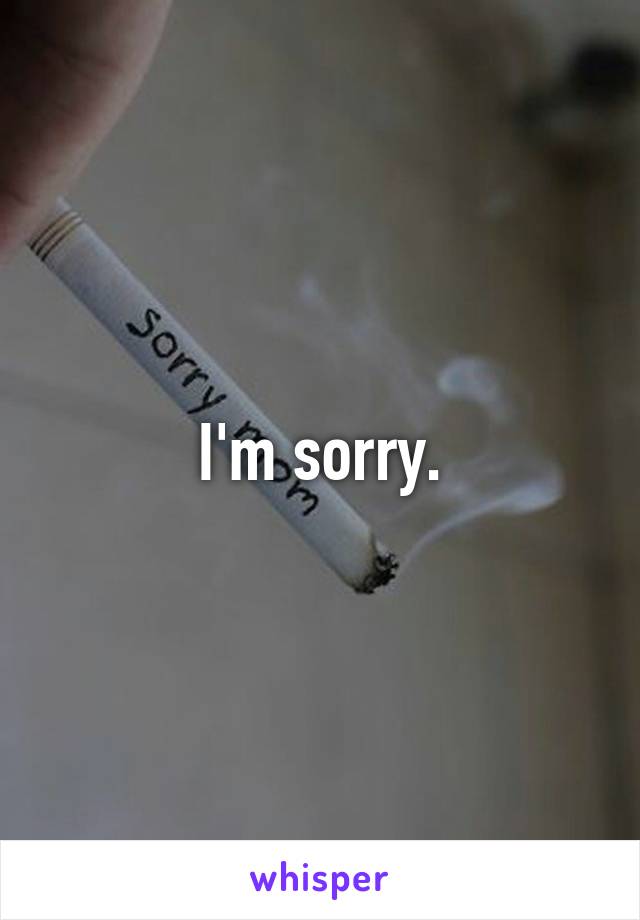 I'm sorry.