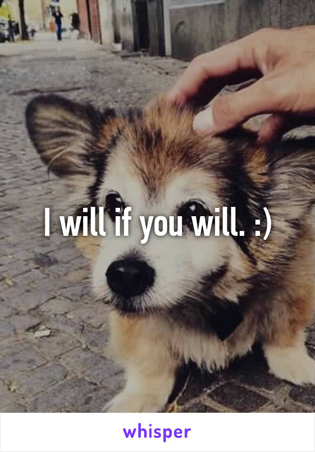 I will if you will. :)