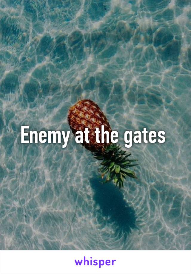 Enemy at the gates 