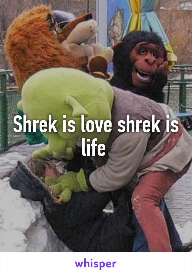 Shrek is love shrek is life 