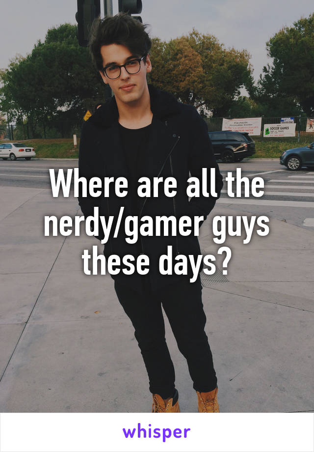 Where are all the nerdy/gamer guys these days?