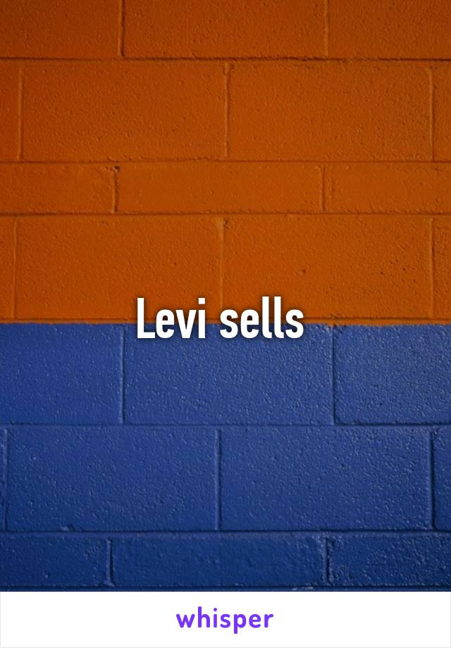 Levi sells 