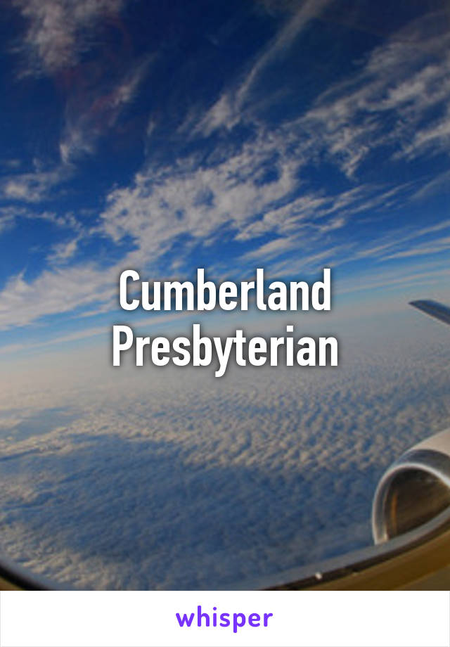 Cumberland Presbyterian