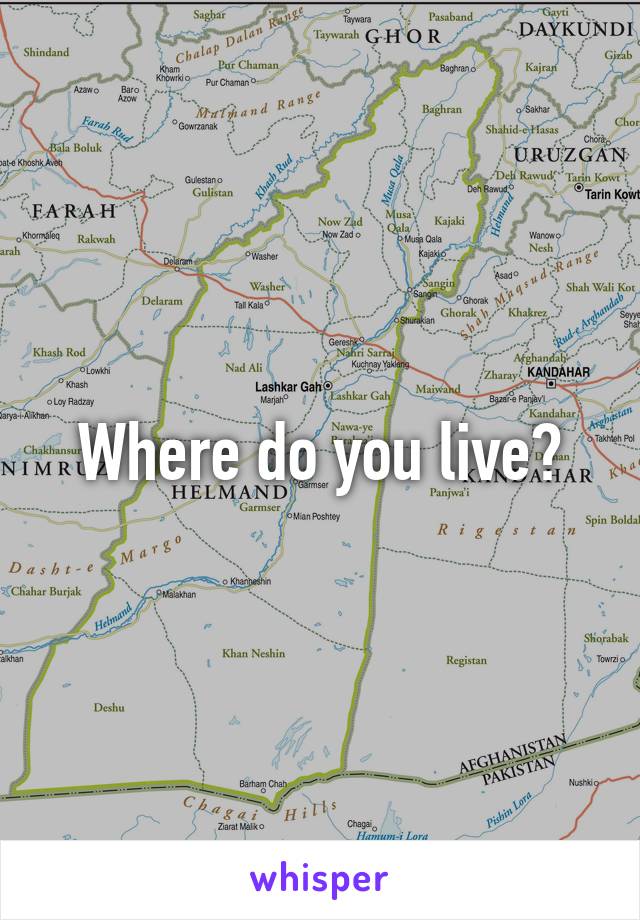 Where do you live?