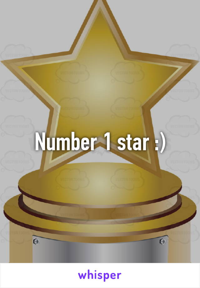 Number 1 star :)