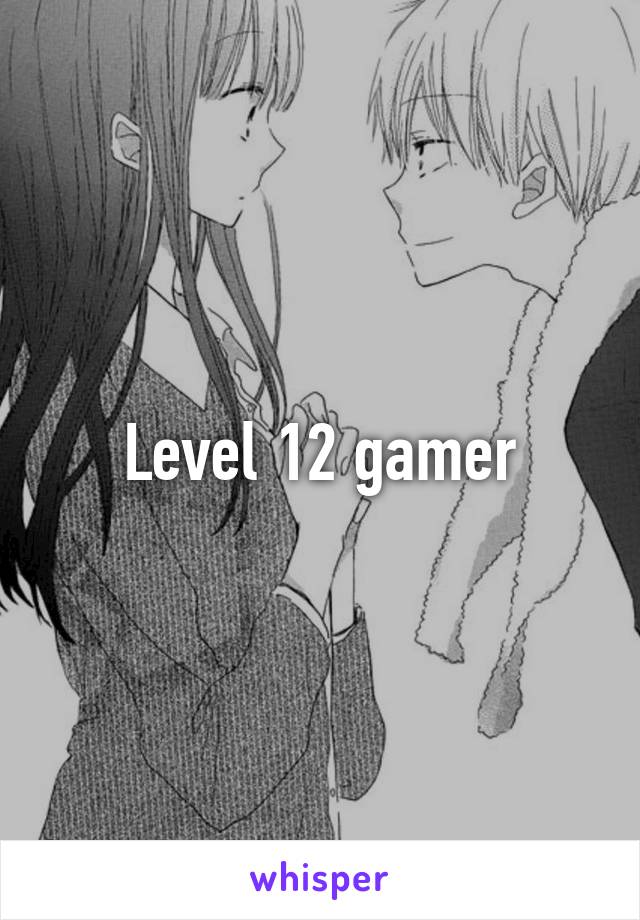 Level 12 gamer